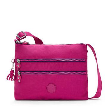 Kipling Alvar Crossbody Taske Lyserød Fuchsia | DK 1066BE